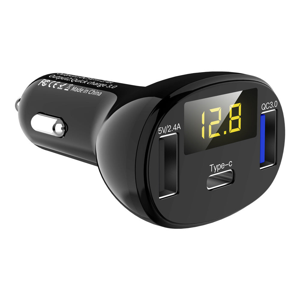 C02 Digital Display Car Charger