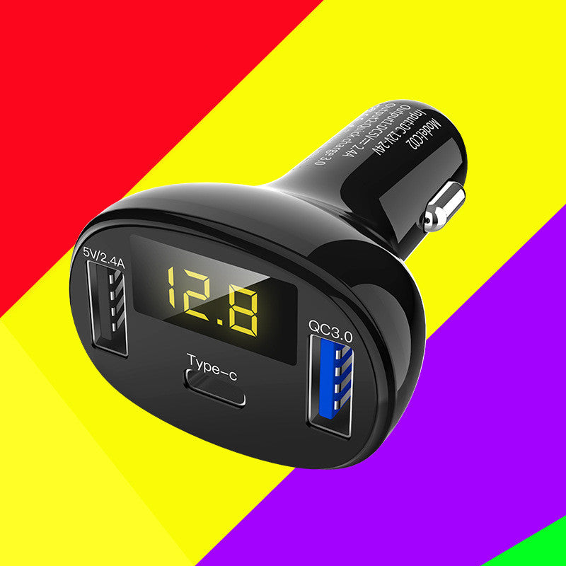 C02 Digital Display Car Charger